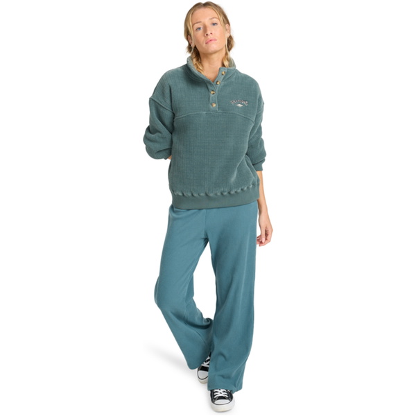 2025 Billabong Womens All Mine Pullover Sweatshirt EBJPF00115 - Slate Blue